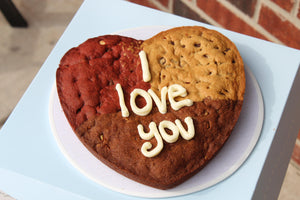 Heart-Shaped Jumbo Cookie